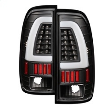 Picture of xTune Ford F150 Styleside 97-03 Light Bar LED Tail Lights - Black ALT-ON-FF15097-LBLED-BK