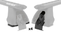 Picture of Rhino-Rack 08-15 Ford F250 4 Door Pick Up Heavy Duty 2500 2 Bar Roof Rack - Silver