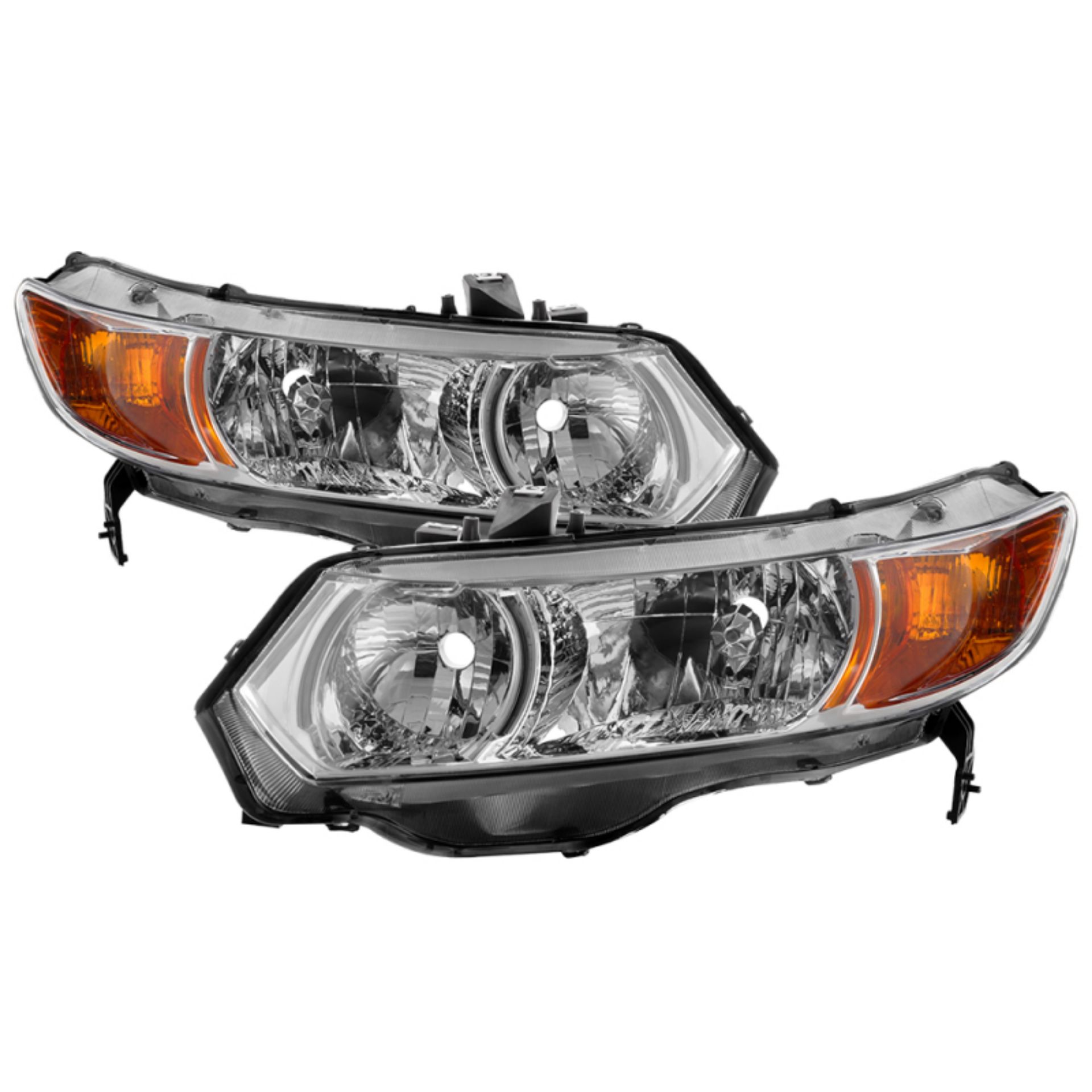 Picture of xTune Honda Civic 06-11 2dr Coupe OEM Style Headlights - Chrome HD-JH-HC06-2DR-AM-C