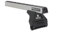Picture of Rhino-Rack 20-21 Jeep Gladiator 4 Door Pick Up Heavy Duty RL110 2 Bar Roof Rack - Silver