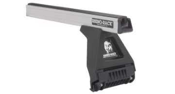 Picture of Rhino-Rack 82-86 Toyota Camry 4 Door Sedan Heavy Duty RL150 2 Bar Roof Rack - Silver