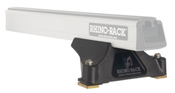 Picture of Rhino-Rack 03-10 Porsche Cayenne 955-957 4 Door SUV Heavy Duty RLTP 2 Bar Roof Rack - Silver