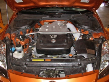 Picture of K&N 03-06 350z Polished Typhoon Short Ram Intake