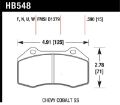 Picture of Hawk Renault Clio DTC-60 Race Front Brake Pads