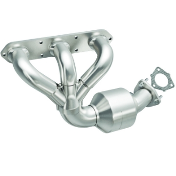 Picture of MagnaFlow Conv 06-08 Porsche Cayman DF SS OEM Grade Passenger Side Catalytic Converter w-Header
