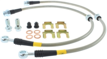 Picture of StopTech 95-99 Mitsubishi Eclipse Stainless Steel Front Brake Lines
