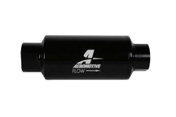 Picture of Aeromotive In-Line Filter 10AN 10 Micron Microglass Element Bright-Dip Black 2in OD