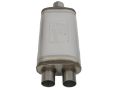 Picture of aFe MACHForce XP SS Muffler 3in Center Inlet - 2-5in Dual Outlets 18in L x 9in W x4in H Body