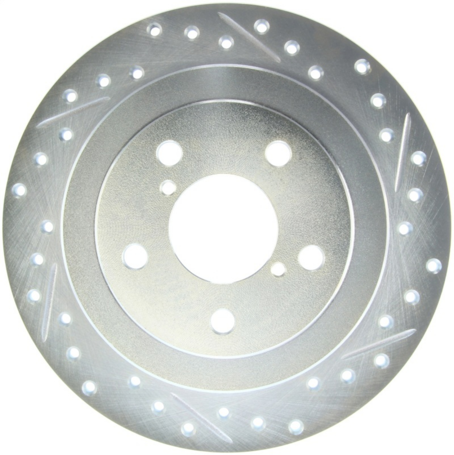 Picture of StopTech Select Sport 98-08 Subaru Forester Slotted and Drilled Left Rear Rotor