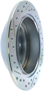 Picture of StopTech Select Sport 98-08 Subaru Forester Slotted and Drilled Left Rear Rotor