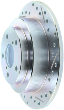 Picture of StopTech Select Sport 98-08 Subaru Forester Slotted and Drilled Left Rear Rotor