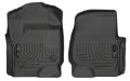 Picture of Husky Liners 2017 Ford Super Duty Crew Cab - Super Cab WeatherBeater Black Front Floor Liners