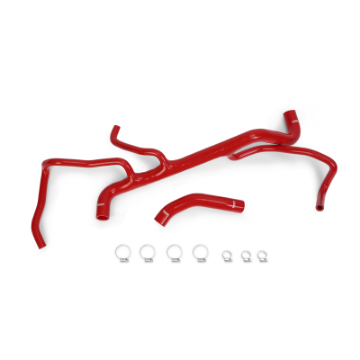 Picture of Mishimoto 16+ Chevy Camaro SS Silicone Radiator Hose Kit - Red