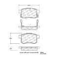 Picture of StopTech 16-17 Honda Accord Street Performance Rear Brake Pads