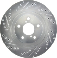Picture of StopTech Select Sport 09-13 Subaru Forester Slotted and Drilled Right Front Rotor