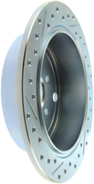 Picture of StopTech Select Sport 09-13 Subaru Forester Slotted and Drilled Left Rear Rotor