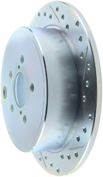 Picture of StopTech Select Sport 09-13 Subaru Forester Slotted and Drilled Left Rear Rotor