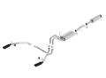 Picture of Borla 11-14 Ford F-150 5-0L Stainless Steel S-Type Catback Exhaust - 4in Tips Single Split Rear Exit