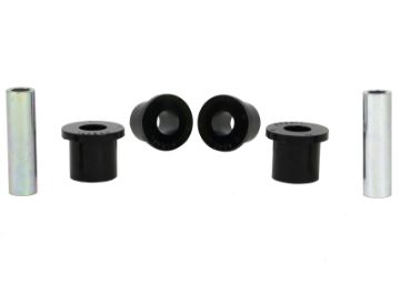 Picture of Whiteline Plus 97-05 Nissan Frontier D22 2WD Rear Spring Eye and Shackle Bushing