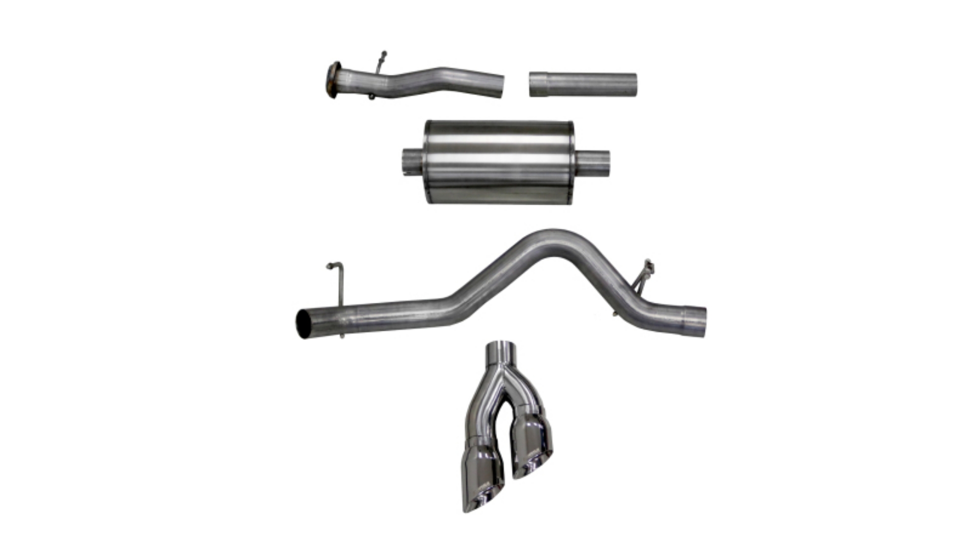 Picture of Corsa 2015-2016 Chevy Colorado 3-6L V6 Polished Sport Cat-Back Single Side Exit Exhaust