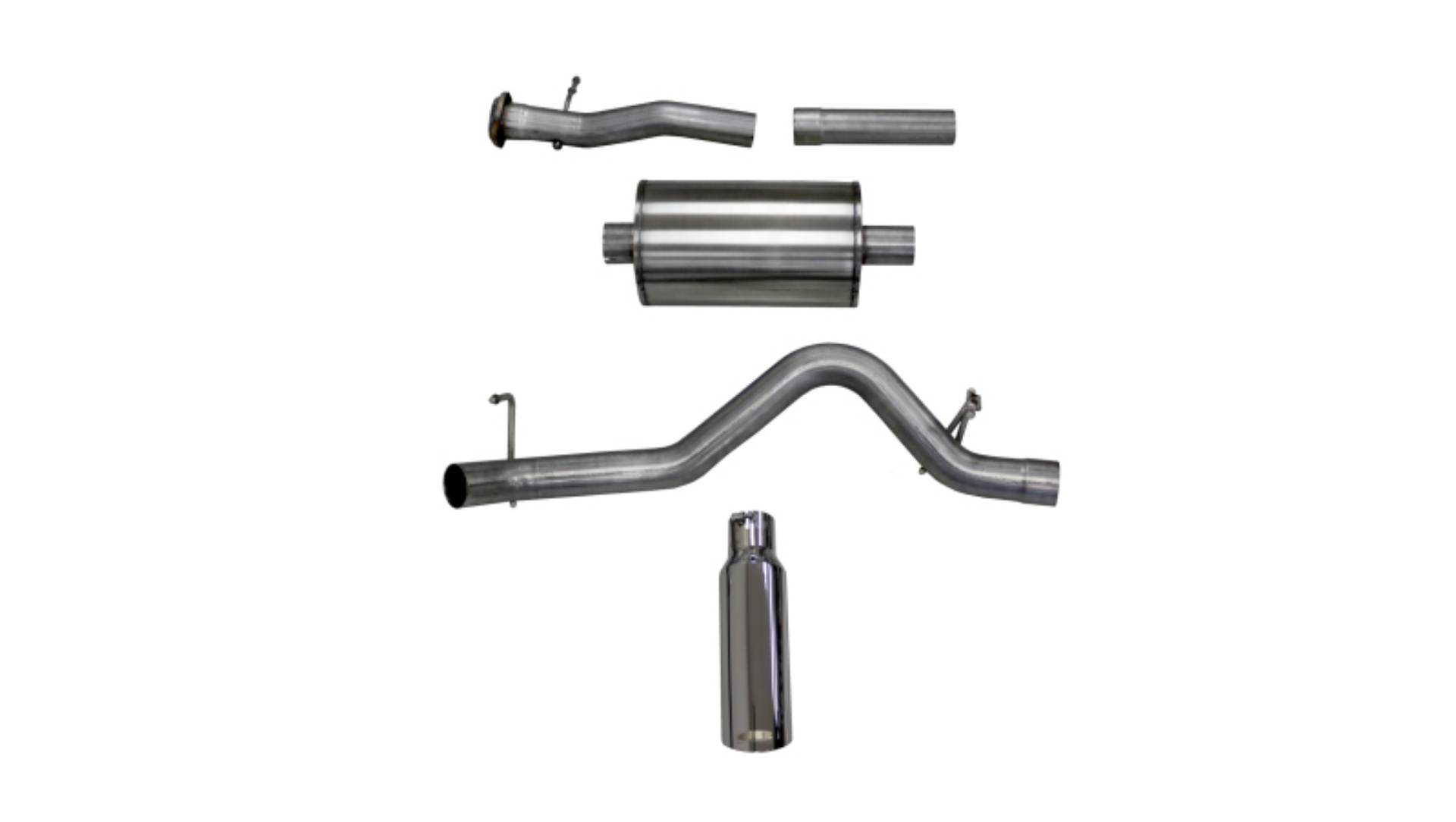 Picture of Corsa 2015-2016 Chevy Colorado 3-6L V6 Cat-Back Exhaust 4in SS Db Tip Single Side Exit