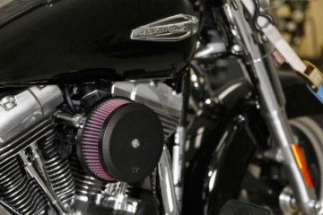 Picture of K&N 99+ Harley-Davidson Street Metal Intake System - Hammer Black