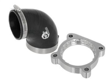Picture of aFe Silver Bullet Throttle Body Spacers TBS 10-16 Nissan Patrol Y62 V8-5-6L 320hp