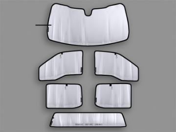 Picture of WeatherTech 2015+ Ford F-150 SuperCrew TechShade Full Vehicle Kit
