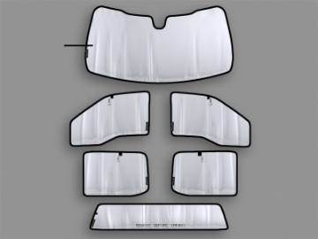 Picture of WeatherTech 2015+ Ford F-150 SuperCrew TechShade Full Vehicle Kit
