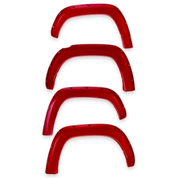 Picture of EGR 11-15 Ford Super Duty Bolt-On Look Color Match Fender Flares - Set - Race Red