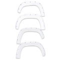 Picture of EGR 2017 Ford Super Duty Bolt-On Look Color Match Fender Flares - Set - Oxford White