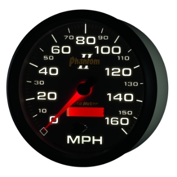 Picture of Autometer Phantom II 5in Electrical Programmable Speedometer 150MPH