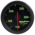 Picture of Autometer Airdrive 2-1-6in Oil Temp Gauge 100-300 Degrees F - Black