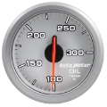 Picture of Autometer Airdrive 2-1-6in Oil Temp Gauge 100-300 Degrees F - Silver