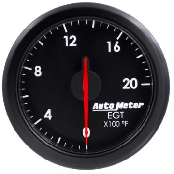 Picture of Autometer Airdrive 2-1-16in EGT Gauge 0-2000 Degrees F - Black