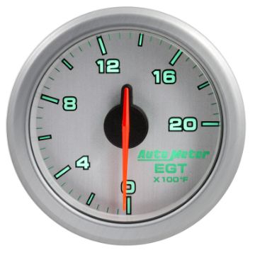 Picture of Autometer Airdrive 2-1-16in EGT Gauge 0-2000 Degrees F - Silver