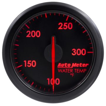 Picture of Autometer Airdrive 2-1-6in Water Temperature Gauge 100-300 Degrees F - Black