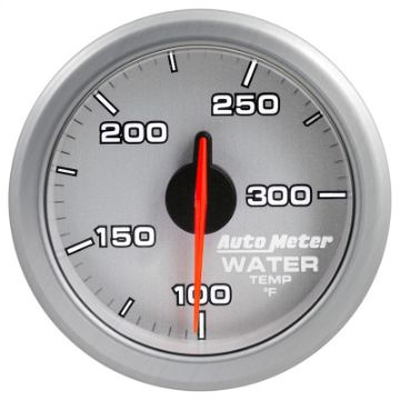 Picture of Autometer Airdrive 2-1-6in Water Temperature Gauge 100-300 Degrees F - Silver