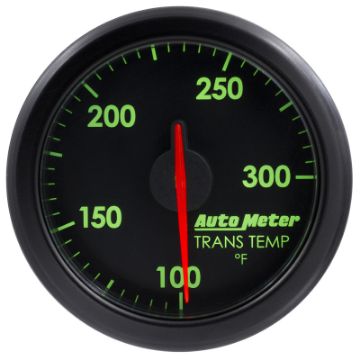 Picture of Autometer Airdrive 2-1-6in Trans Temperature Gauge 100-300 Degrees F - Black
