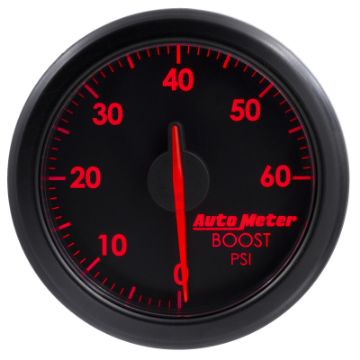 Picture of Autometer Airdrive 2-1-6in Boost Gauge 0-60 PSI - Black