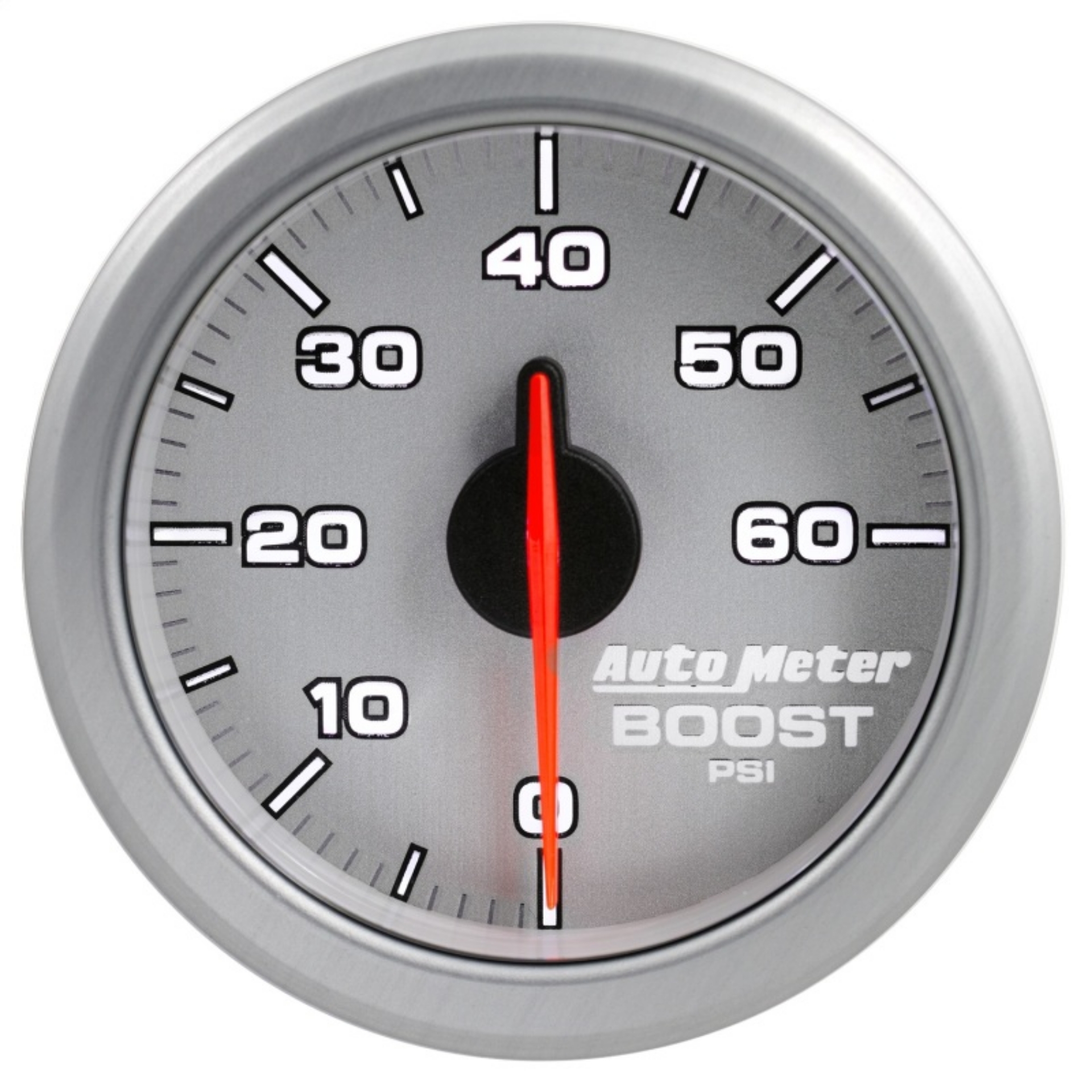 Picture of Autometer Airdrive 2-1-6in Boost Gauge 0-60 PSI - Silver