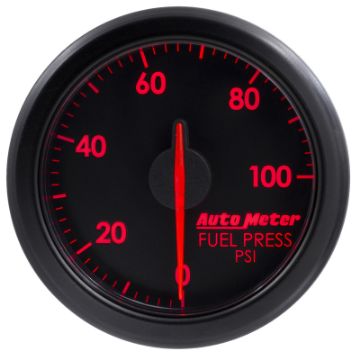 Picture of Autometer Airdrive 2-1-6in Fuel Pressure Gauge 0-100 PSI - Black