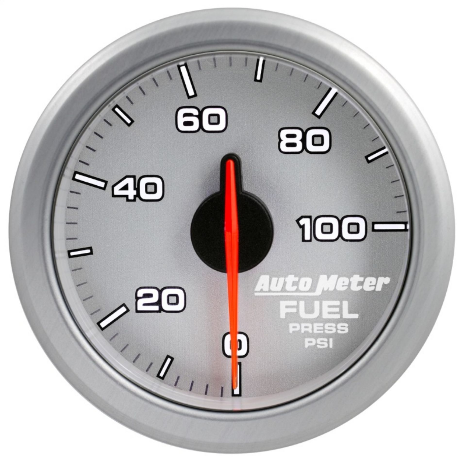 Picture of Autometer Airdrive 2-1-6in Fuel Pressure Gauge 0-100 PSI - Silver