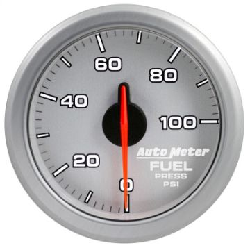 Picture of Autometer Airdrive 2-1-6in Fuel Pressure Gauge 0-100 PSI - Silver
