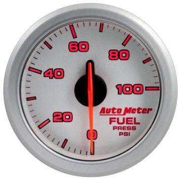 Picture of Autometer Airdrive 2-1-6in Fuel Pressure Gauge 0-100 PSI - Silver