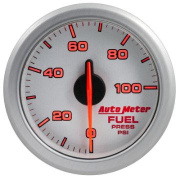 Picture of Autometer Airdrive 2-1-6in Fuel Pressure Gauge 0-100 PSI - Silver