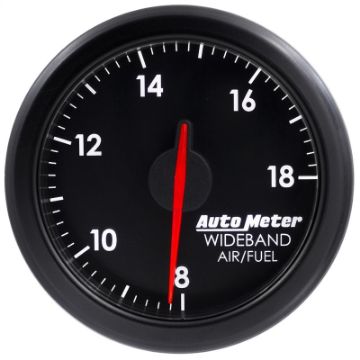 Picture of Autometer Airdrive 2-1-6in Wideband Air - Fuel Gauge 10:1-17:1 ARF Range - Black