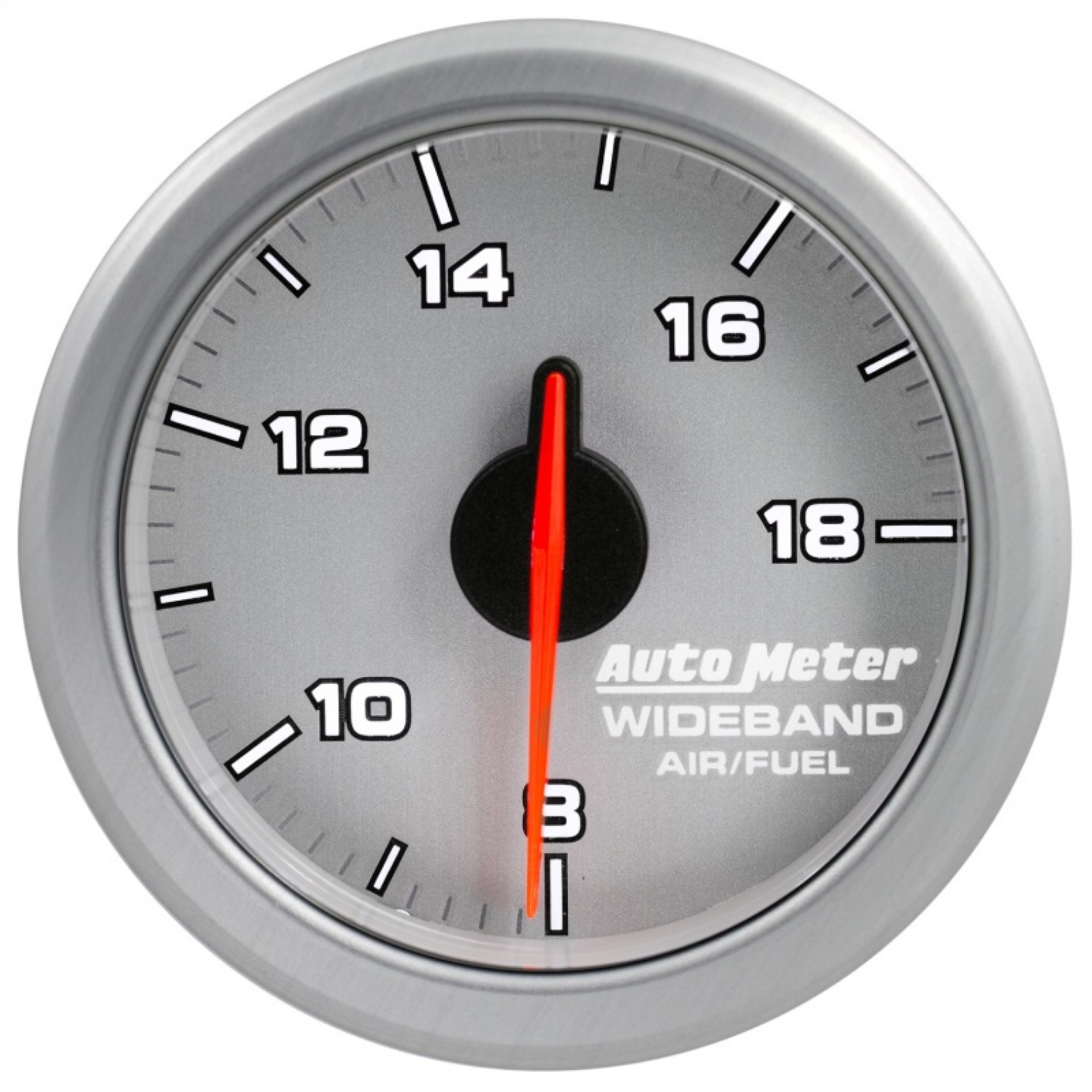 Picture of Autometer Airdrive 2-1-6in Wideband Air - Fuel Gauge 10:1-17:1 ARF Range - Silver