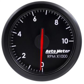 Picture of Autometer Airdrive 2-1-6in Tachometer Gauge 0-10K RMP - Black