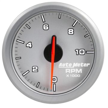 Picture of Autometer Airdrive 2-1-6in Tachometer Gauge 0-10K RMP - Silver